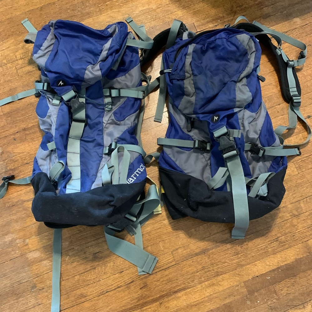 Marmot Navy and Charcoal Men's Backpack Eiger 36L